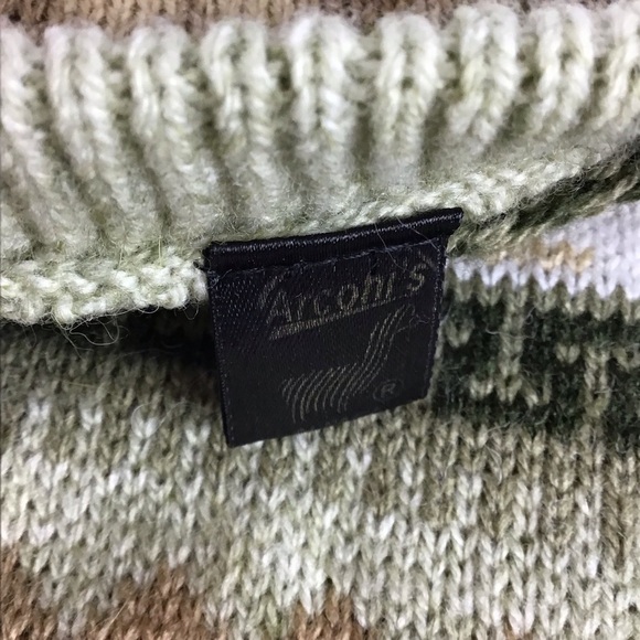 Arochi’s Alpaca Green Peruvian Sweater | Medium - Picture 9 of 9